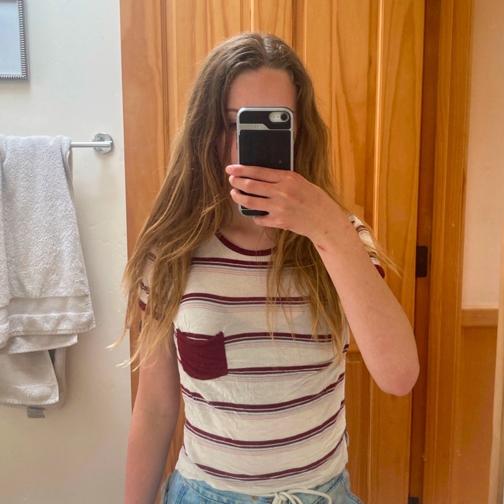 Striped t shirt size small